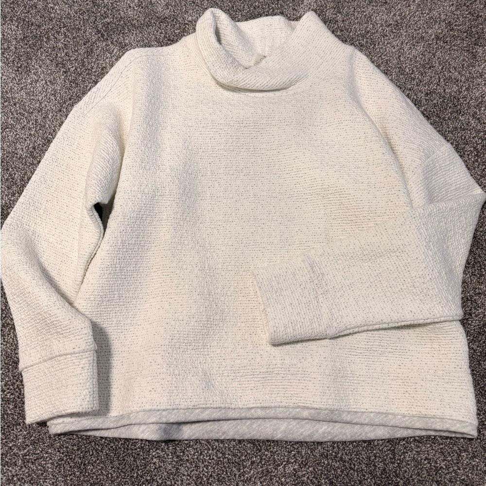 CALIA by Carrie Underwood Cream Turtleneck Sweater